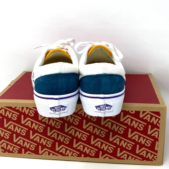 VANS Era Platform Multicolor Low Women's Size 7 Canvas Suede VN0A3WLUWVY - Picture 3 of 11